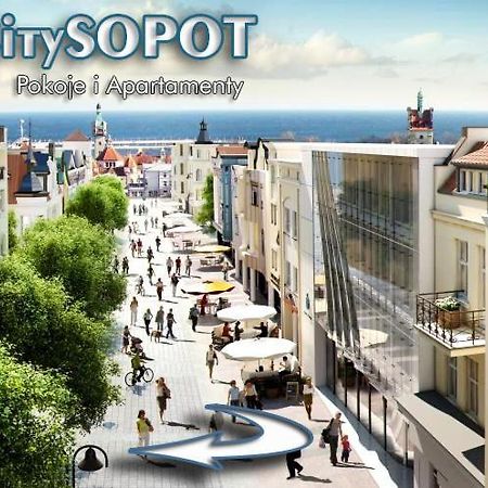 City Sopot Pokoje I Apartamenty Na Deptaku Esterno foto